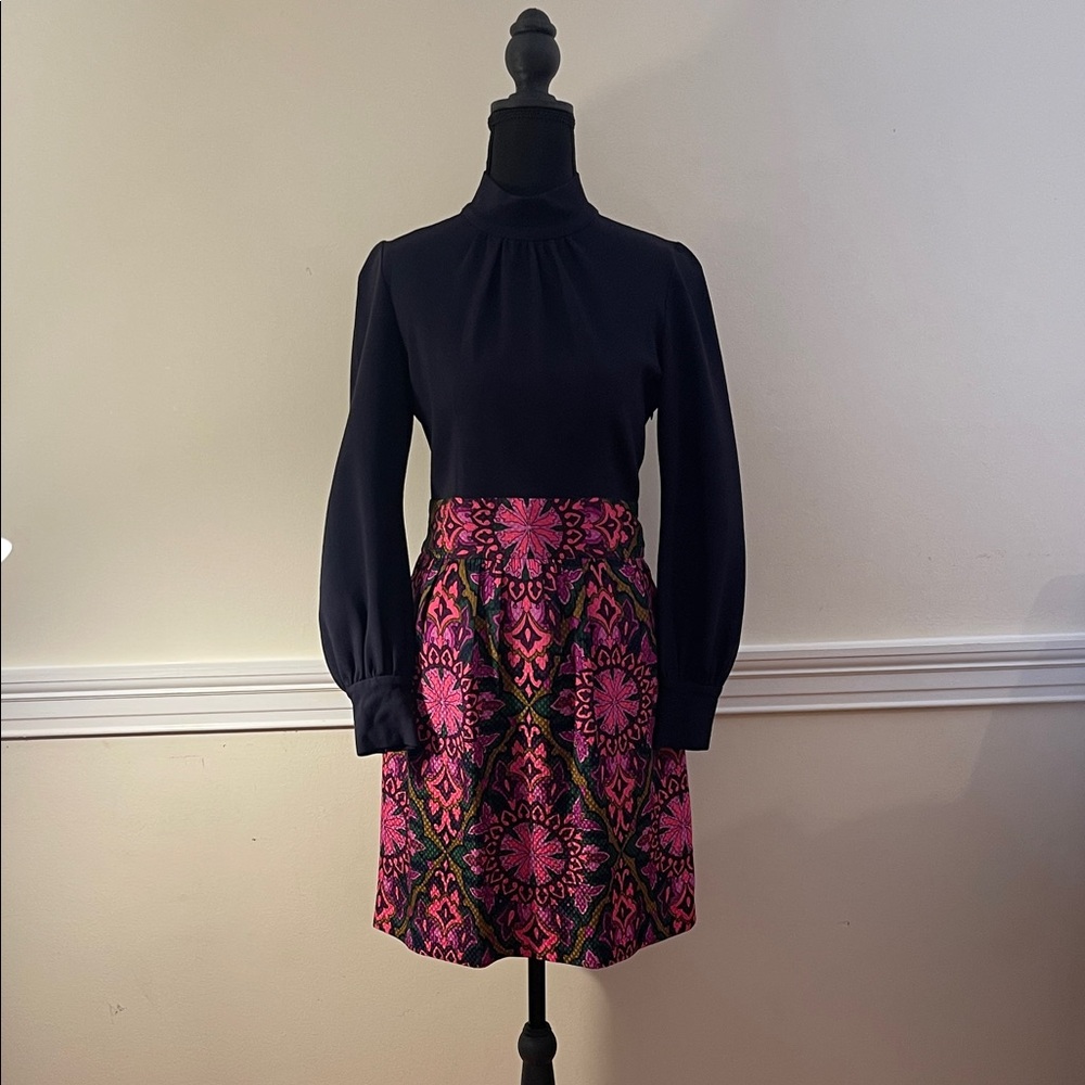 Milly Black and Pink Dress
